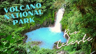 Rio Celeste  Volcano National Park Jungle Hike Blue River amp Waterfall Costa Rica [upl. by Minor381]