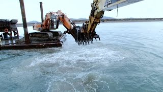 Mega Dredge Battle  Bering Sea Gold [upl. by Alrats431]