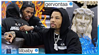 GERVONTA DAVIS runs into LIL BABY at Jewelry Unlimited [upl. by Ennayelhsa171]