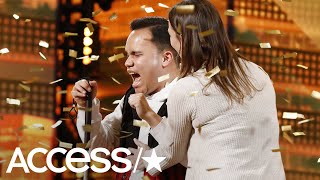 AGT’ Gives Golden Buzzer To Blind Autistic Artist Kodi Lee Watch The Must SeeMoment  Access [upl. by Nail813]