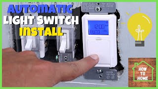 Automatic Light Switch Timer Installation  Defiant Timer Light Switch [upl. by Gent687]