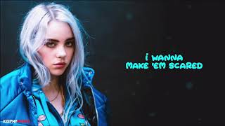 Billie Eilish  Bellyache  Lyrics Video [upl. by Nyrehtak789]