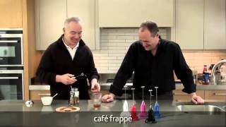 How to make a frappé coffee using an aerolatte milk frother [upl. by Hanny]