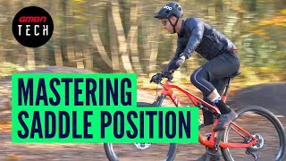 Everything You Need To Know About MTB Saddle Position  GMBN Guide To Bike Setup [upl. by Annawahs755]