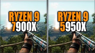 Ryzen 9 7900X vs Ryzen 9 5950X Benchmarks  15 Tests [upl. by Nylsej]