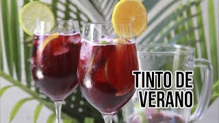 Recetas Tinto de verano Sabor en la mesa Cocina facil [upl. by Annawot]