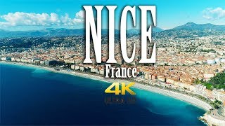 Nice France in 4K Côte dAzur Nice Aerial [upl. by Bobbye]