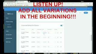 HOW TO WIX Store Product Variations [upl. by Clougher]