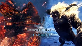 MHW Iceborne  Raging Brachydios amp Furious Rajang [upl. by Asnarepse986]