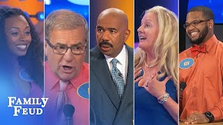 Family Feuds FUNNIEST Steve Harvey Moments  Part 1 [upl. by Soisanahta]