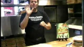 Tossing pizza dough  instructions by Tony Gemignani [upl. by Anniken]