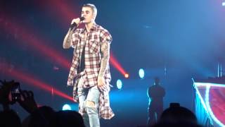 Justin Bieber  What Do You Mean Purpose Tour in Montreal 05162016 [upl. by Reppiks]