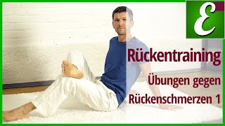 Rückentraining für zuhause ohne Geräte Teil 1 [upl. by Refinne420]