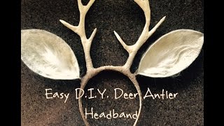 Easy DIY Deer Antlers [upl. by Llemmart201]