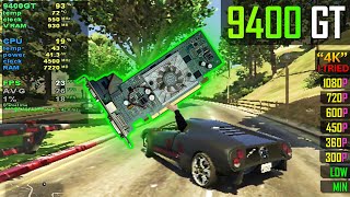 The GeForce 9400 GT from 2008 in GTA 5 [upl. by Ellerrad662]