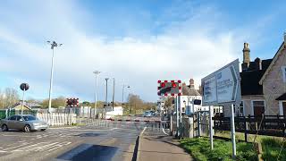 Level Crossing  Newport Road Woburn Sands [upl. by Sekoorb182]