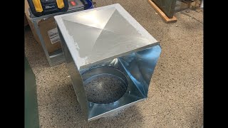 Building a HVAC Plenum Box [upl. by Marlena]