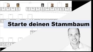 Wie du mit deinem eigenen FamilienStammbaum startest [upl. by Weidner589]