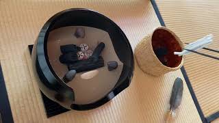 《茶道点前集》 風炉・初炭手前 Sadou Japanese Tea Ceremony [upl. by Agostino]