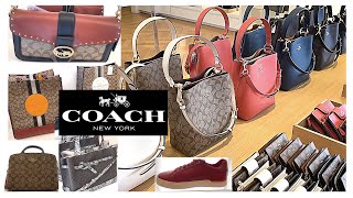 COACH OUTLET SALE HANDBAGS  SHOP WITH ME [upl. by Samalla]