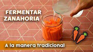 🥕CÓMO HACER ZANAHORIA FERMENTADA🥕 [upl. by Eessac]