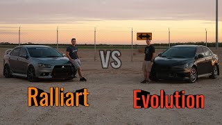 Mitsubishi Evolution Vs Ralliart [upl. by Mala]