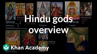 Hindu gods overview  World History  Khan Academy [upl. by Hgielra831]