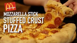 Mozzarella Stick Crust Pizza [upl. by Erikson]