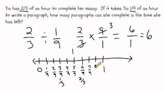 Dividing Fractions To Solve Word Problems [upl. by Pazice]