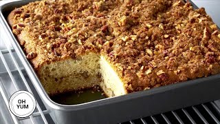 Professional Baker Teaches You How To Make COFFEE CAKE [upl. by Linnet]