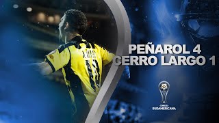 Peñarol vs Cerro Largo 41  RESUMEN  Primera Fase  VUELTA  CONMEBOL Sudamericana [upl. by Mendy]