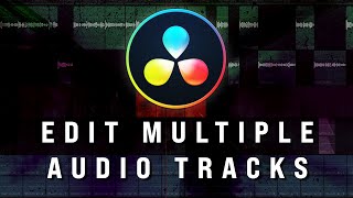 How To Edit Multiple Audio Tracks in Davinci Resolve AT THE SAME TIME [upl. by Tijnar870]