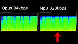 Opus vs Mp3 comparison [upl. by Hilbert]