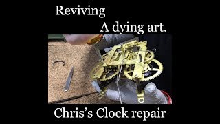 How to power down a mainspring to safely disassemble clock [upl. by Vetter]