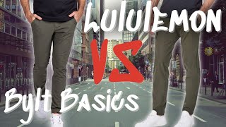 Best Mens Pants  Bylt Basics Everyday Pant vs Lululemon ABC Pant [upl. by Jacquetta641]