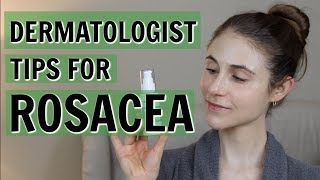 DERMATOLOGIST TIPS FOR ROSACEA SKIN CARE PRODUCTS DR DRAY [upl. by Gabbey458]