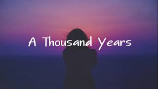 A Thousand Years   1 HOUR [upl. by Atina]