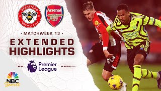 Brentford v Arsenal  PREMIER LEAGUE HIGHLIGHTS  11252023  NBC Sports [upl. by Moffitt]