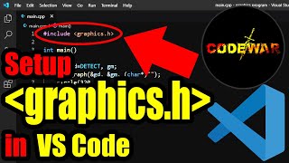 How to setup graphicsh in VS Code  CodeWar [upl. by Airel]