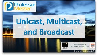 Unicast Multicast and Broadcast  CompTIA Network N10006  18 [upl. by Vivian]