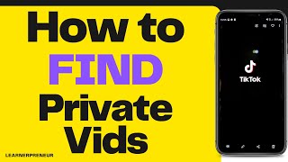 How to FIND Your PRIVATE Videos on Tiktok  And Adjust Who Can SEE Them [upl. by Hsejar490]