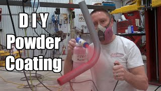 DIY Powder Coating  How to  Eastwood Co Kit Try Out [upl. by Erdied2]