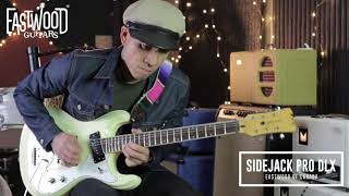 Eastwood Sidejack PRO DLX guitar  demo by RJ Ronquillo [upl. by Nonnahs484]