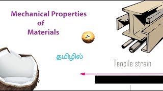 Mechanical properties in Tamil  Yield Strength Toughness Ductility Brittleness in Tamil  Tensile [upl. by Munford]