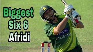 Very Big Sixes By Boom Boom Afridi  Biggest Sixes [upl. by Ahseid]