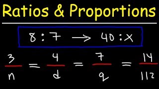 Ratio and Proportion Word Problems  Math [upl. by Virgilia]