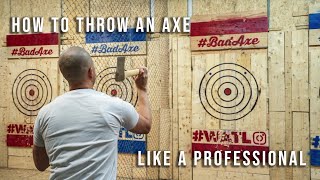 How To Throw An Axe Like A Pro [upl. by Ellenrahs]