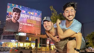 Got my BEST FRIEND a BILLBOARD for his birthday [upl. by Hernardo]