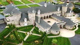 Castle Farms Aerial Video Virtual Tour  Charlevoix Michigan [upl. by Nennerb]