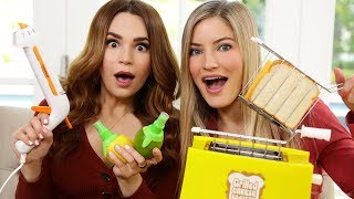 TESTING FUN KITCHEN GADGETS w iJustine [upl. by Courtland]